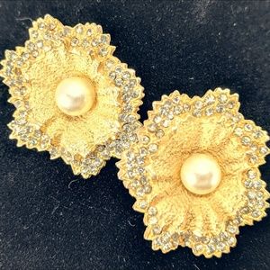Vintage Benedikt Flower Earrings